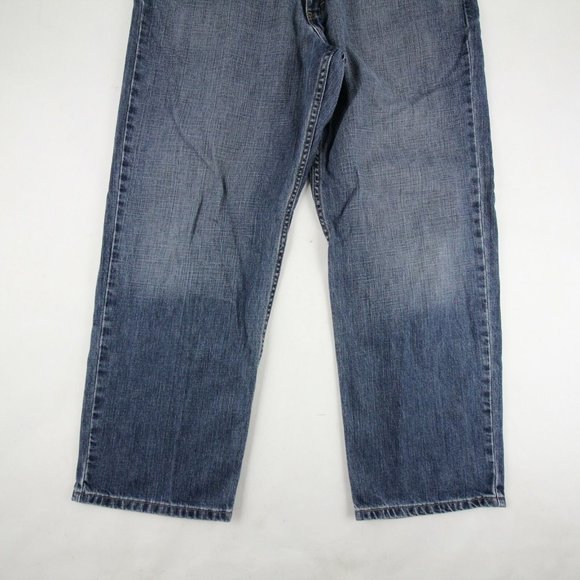 Levi Strauss Signature Men's Relaxed Jeans Dark 38 - Picture 2 of 8